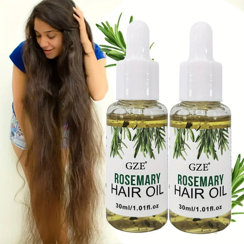 2 pack Rosemary Hair Oil Rosemary | Straight Or Waves | Chemically Strengthens Hair