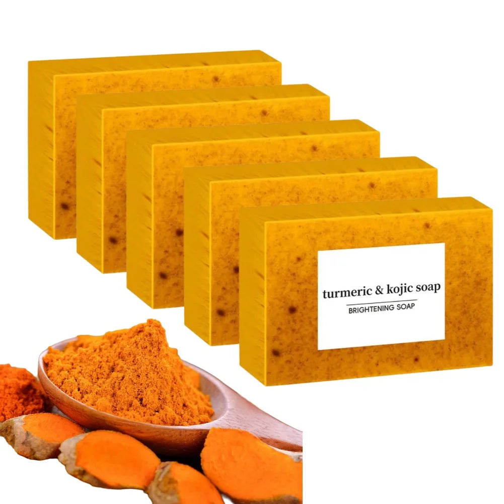 Turmeric Hand Made Soap | Shower and Facial Soap | 1/3/5pcs