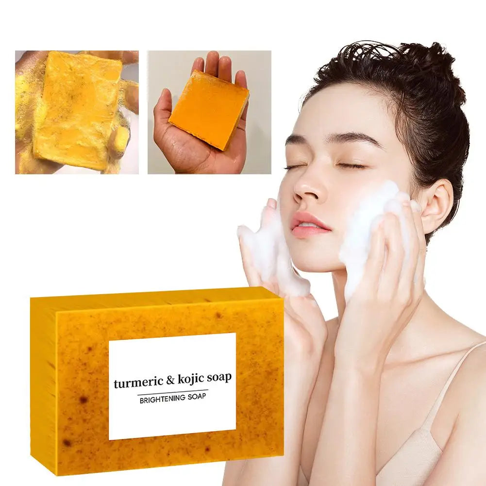 Turmeric Hand Made Soap | Shower and Facial Soap | 1/3/5pcs