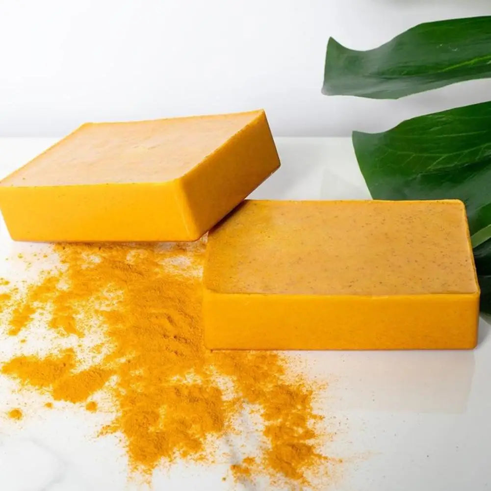 Turmeric Hand Made Soap | Shower and Facial Soap | 1/3/5pcs